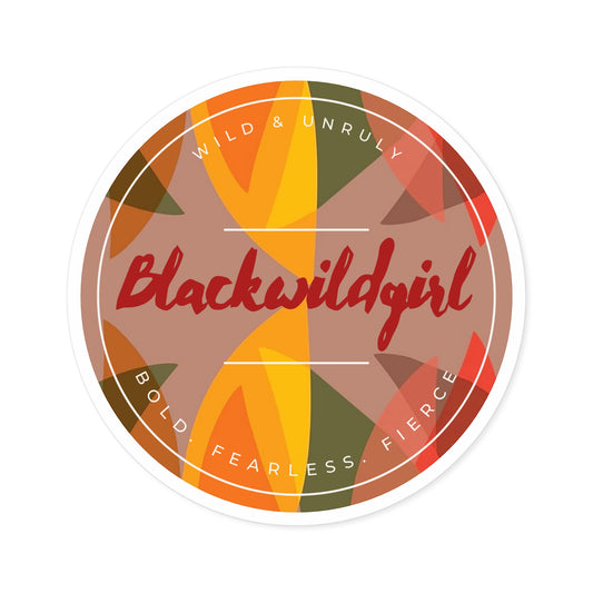 Blackwildgirl Round Stickers