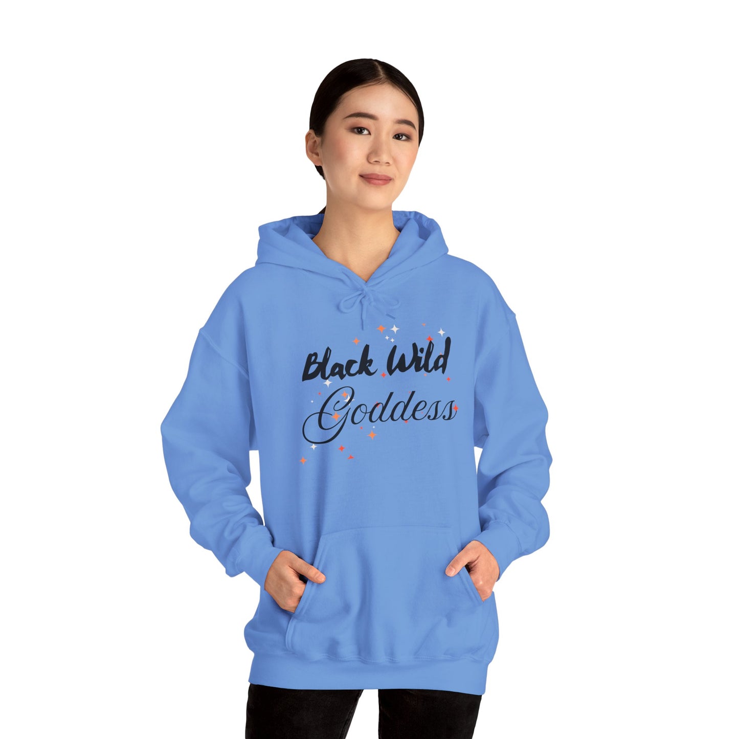 Black Wild Goddess Hooded Sweatshirt