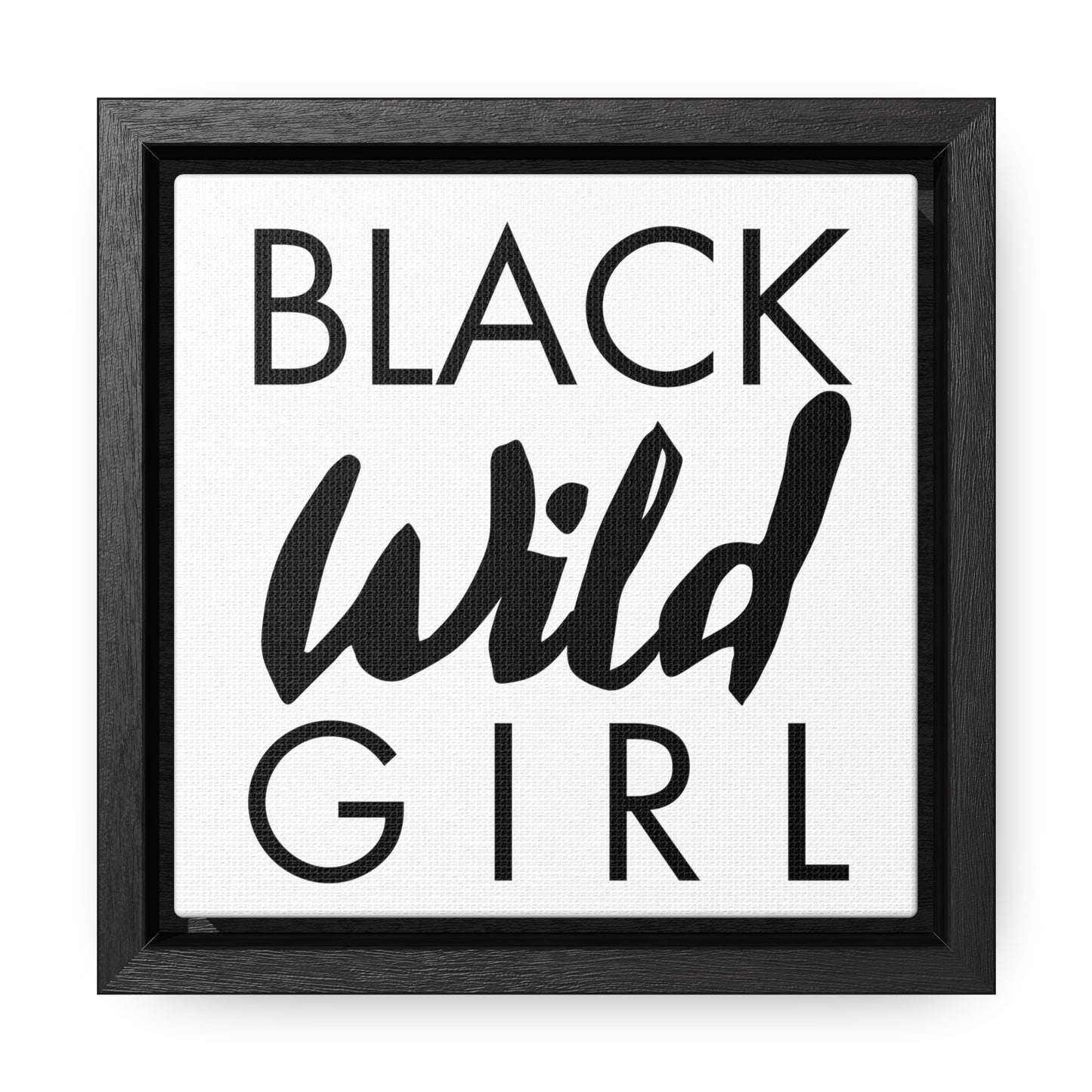 Blackwildgirl Gallery Canvas Wraps, Square Frame