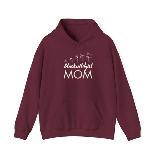 Black Wild Mom - Unisex Heavy Blend™ Hooded Sweatshirt