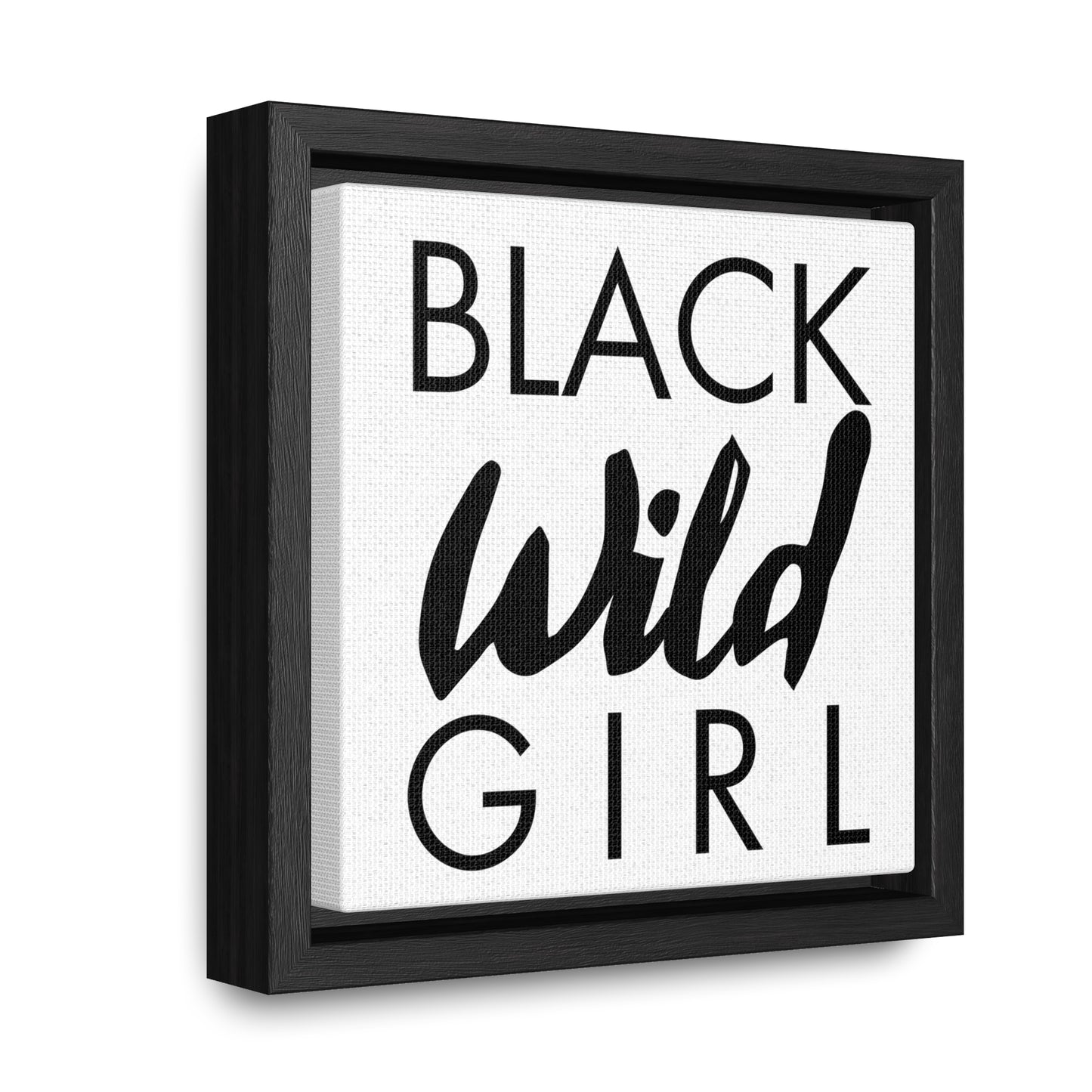 Blackwildgirl Gallery Canvas Wraps, Square Frame