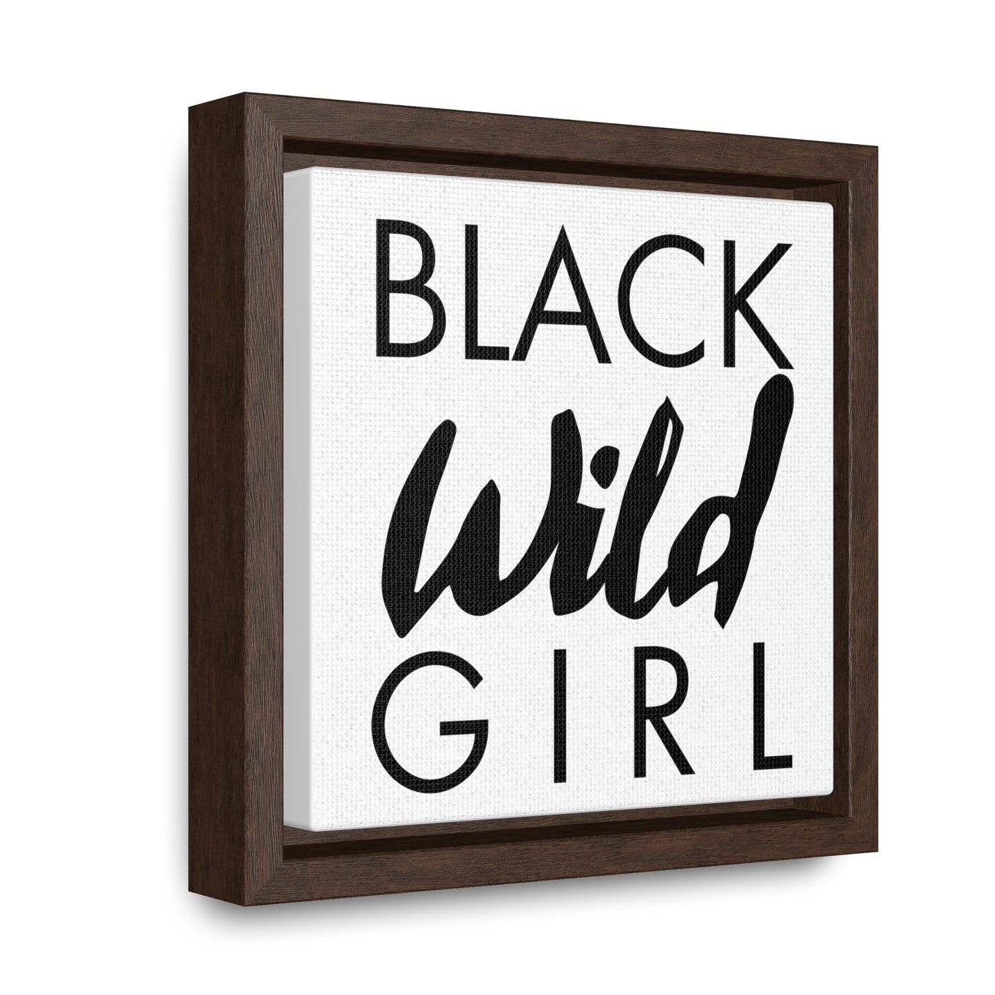 Blackwildgirl Gallery Canvas Wraps, Square Frame