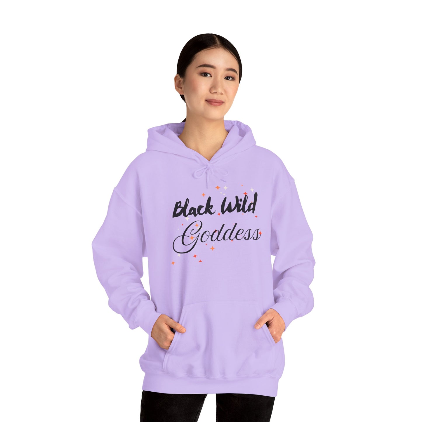 Black Wild Goddess Hooded Sweatshirt