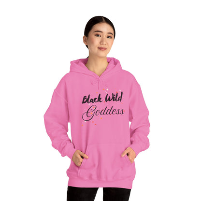 Black Wild Goddess Hooded Sweatshirt