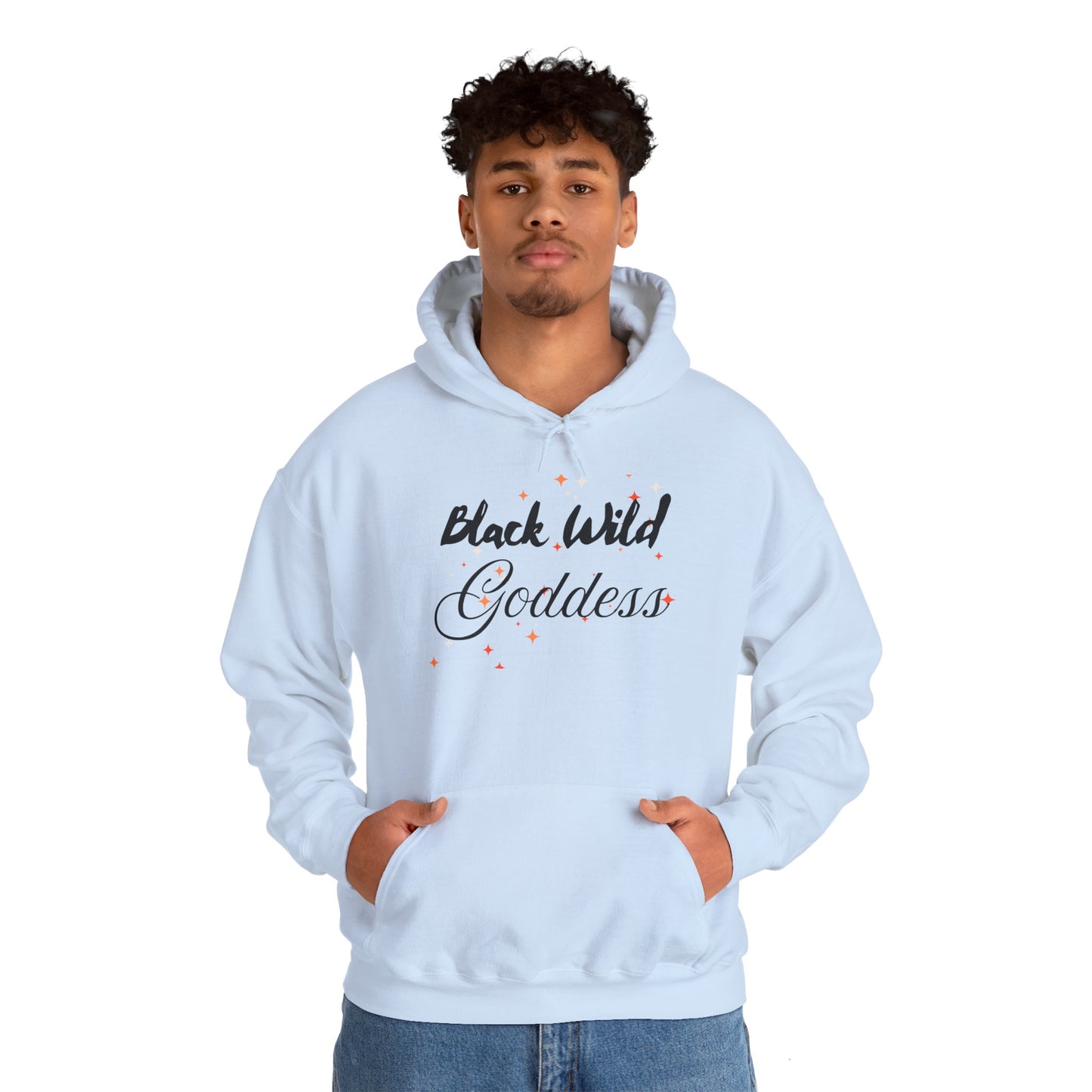 Black Wild Goddess Hooded Sweatshirt