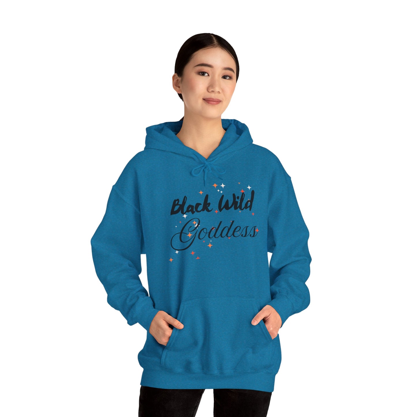 Black Wild Goddess Hooded Sweatshirt