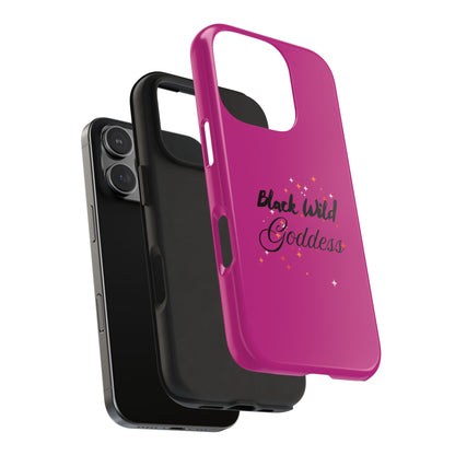 Black Wild Goddess Tough Phone Cases