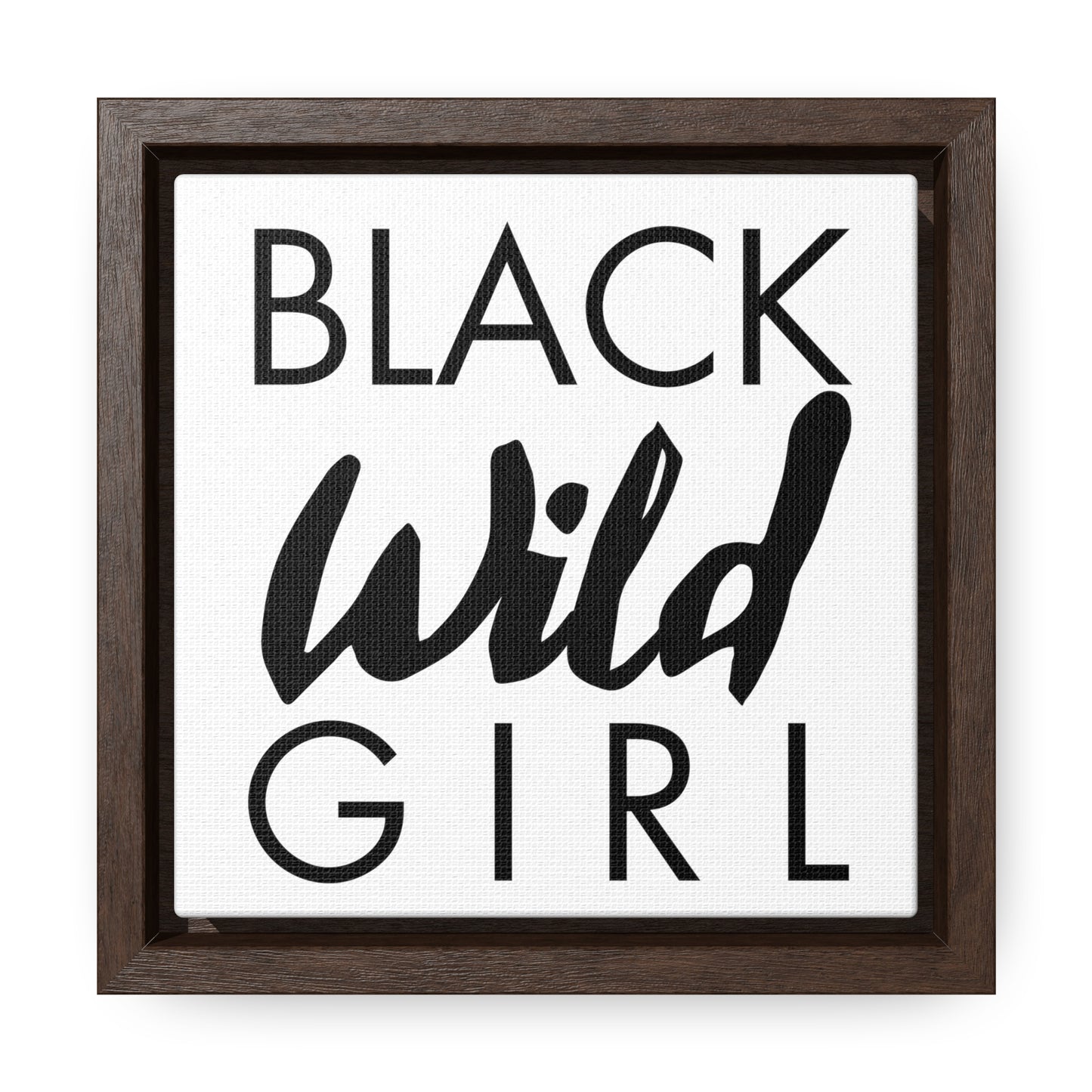 Blackwildgirl Gallery Canvas Wraps, Square Frame