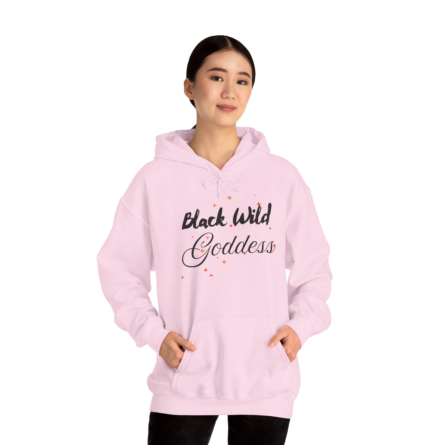 Black Wild Goddess Hooded Sweatshirt